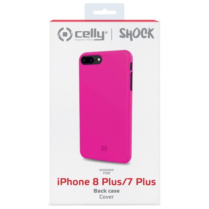 Celly Shock Cover per iPhone 7-8 Plus Rosa