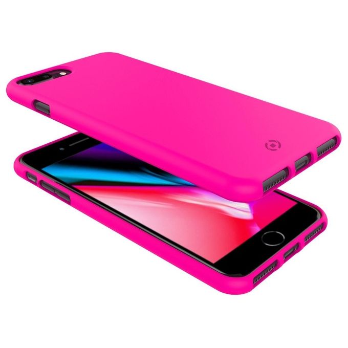 Celly Shock Cover per iPhone 7-8 Plus Rosa