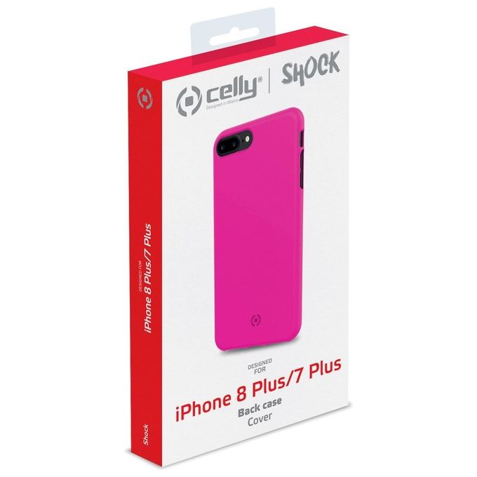 Celly Shock Cover per iPhone 7-8 Plus Rosa