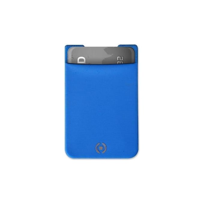 Celly Fessura per Carte di Credito con Adesivo Blu
