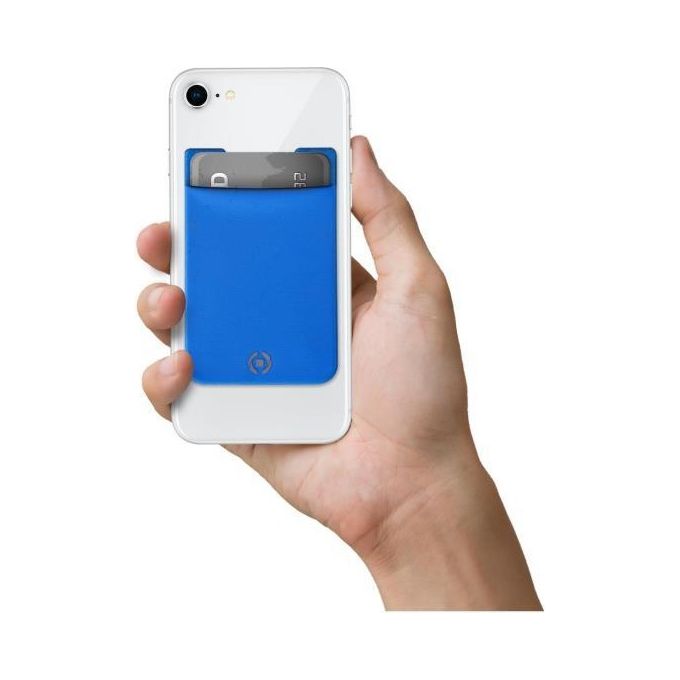 Celly Fessura per Carte di Credito con Adesivo Blu