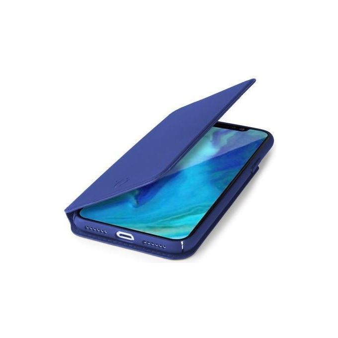 Celly Prestige Cover per iPhone XS Max Blu