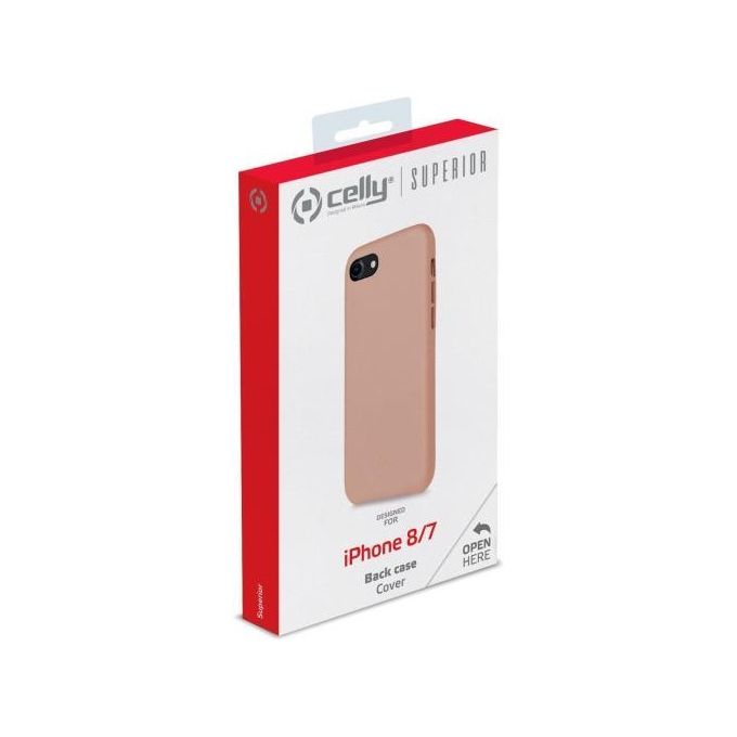Celly Superior Case per iPhone SE 2nd Gen-8-7 Rosa