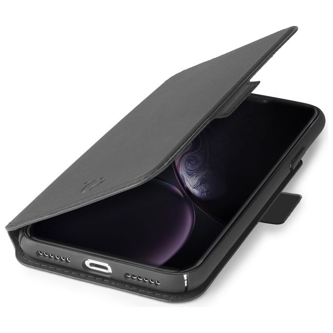 Celly Prestige Magnetic Cover per iPhone XR Nero