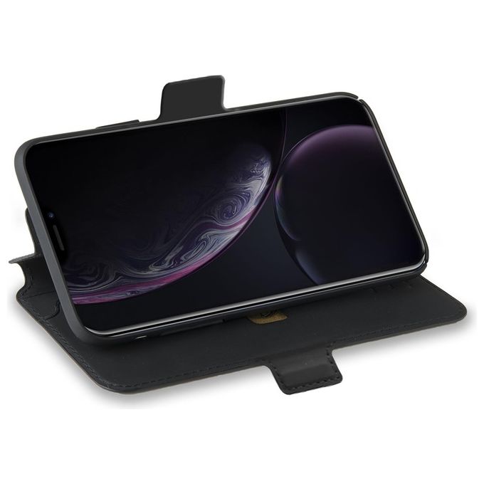 Celly Prestige Magnetic Cover per iPhone XR Nero