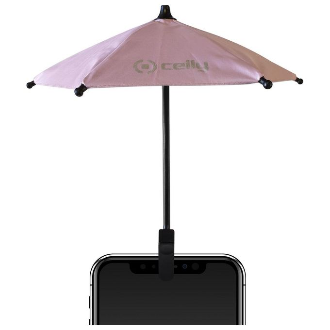 Celly Zero Feeling Ombrello per Smartphone Rosa