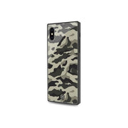 Celly Diamond Square Camo Cover per iPhone XS-X Nero