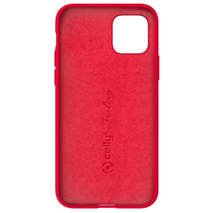 Celly Feeling Cover per iPhone 11 Pro Rosso