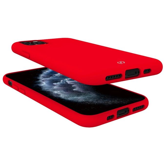 Celly Feeling Cover per iPhone 11 Pro Rosso