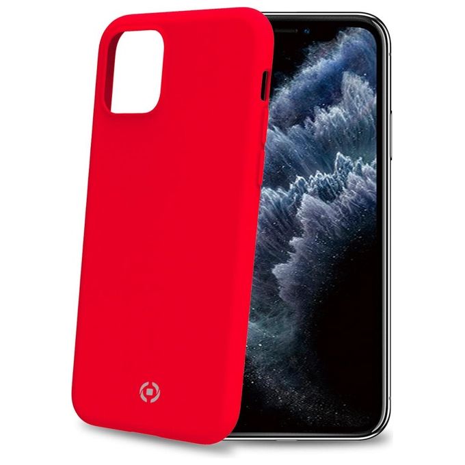 Celly Feeling Cover per iPhone 11 Pro Rosso