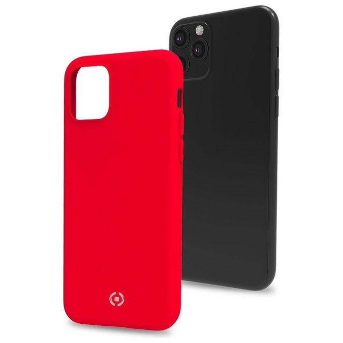 Celly Feeling Cover per iPhone 11 Pro Rosso