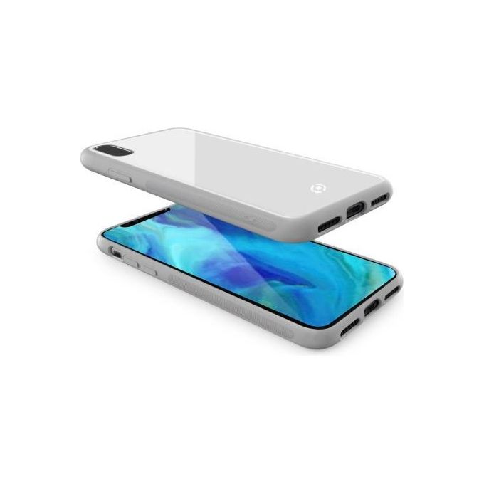 Celly Diamond Case per iPhone XS Max Bianco