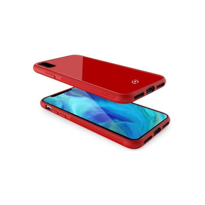 Celly Diamond Case per iPhone XR Rosso