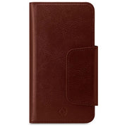 Celly Duomo Wallet Case Cover per Smartphone 6.5'' Marrone