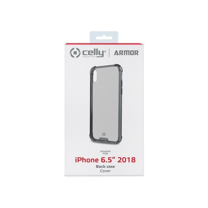 Celly Armor Cover per iPhone XS Max Nero