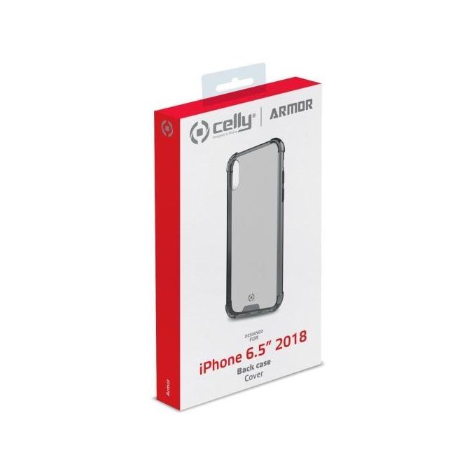 Celly Armor Cover per iPhone XS Max Nero