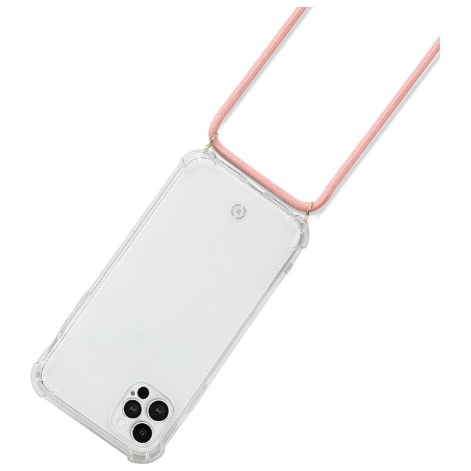 Celly Lacet Case per iPhone 13 Nero-Rosa