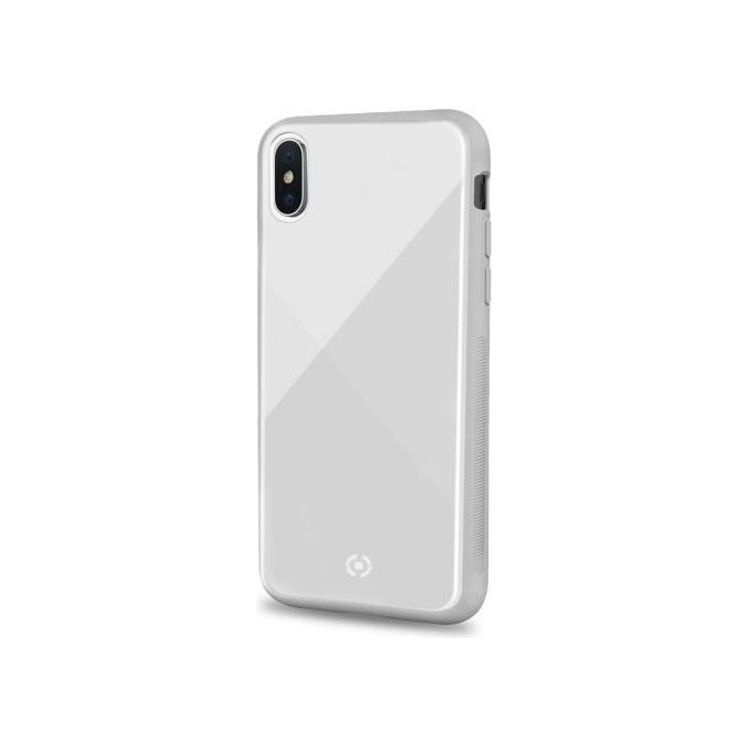 Celly Diamond Case per iPhone XS Max Bianco