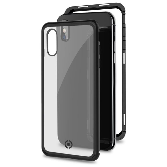 Celly Attraction Case per iPhone XS-X Nero