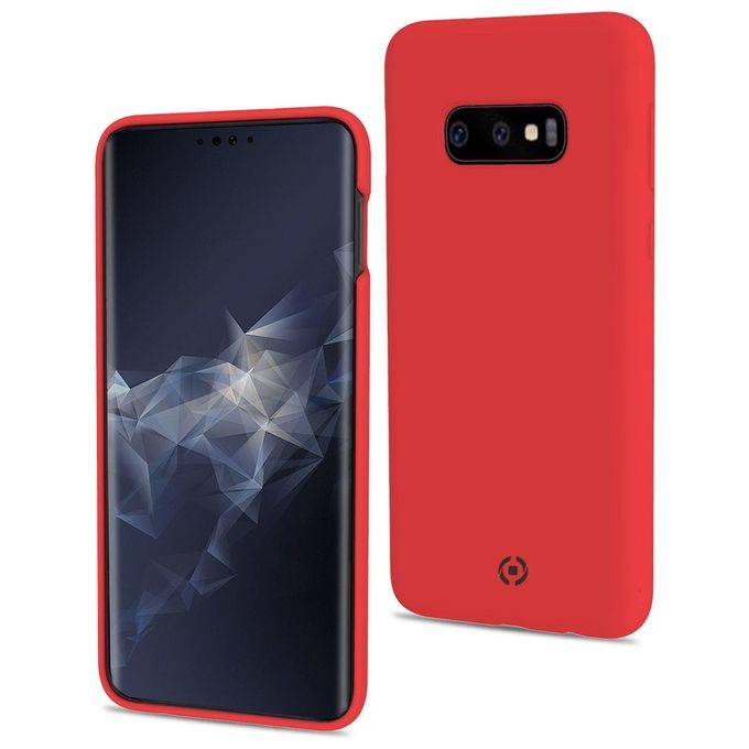Celly Feeling Cover per Samsung Galaxy S10E Rosso