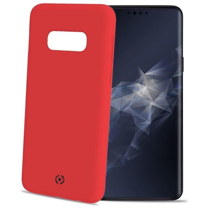 Celly Feeling Cover per Samsung Galaxy S10E Rosso