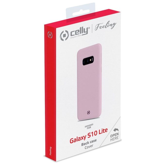 Celly Feeling Cover per Samsung Galaxy S10E Rosa