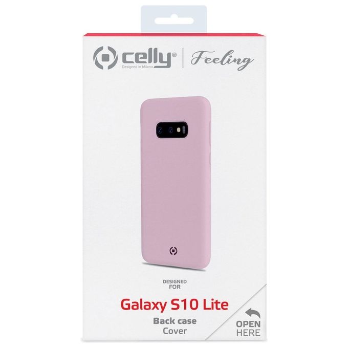 Celly Feeling Cover per Samsung Galaxy S10E Rosa
