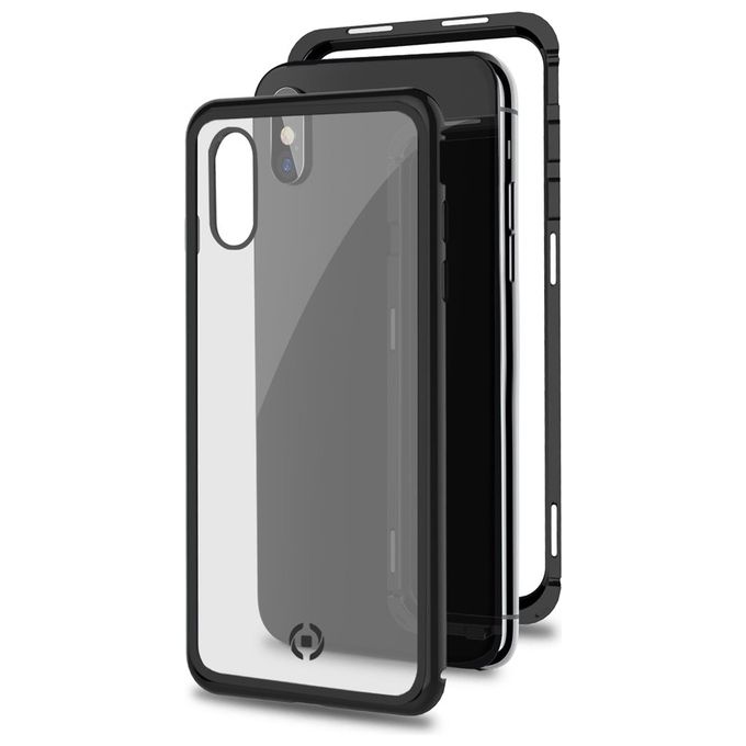 Celly Attraction Case per iPhone XS Max Nero