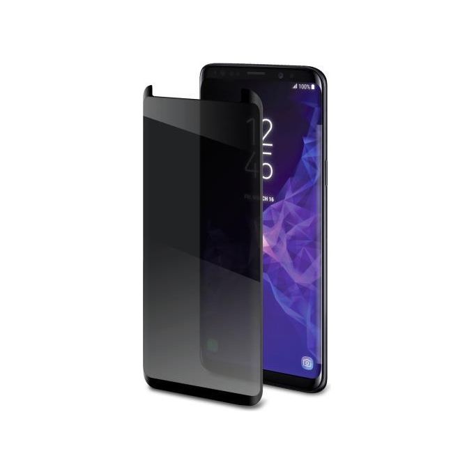 Celly Pellicola Privacy 3D per Samsung Galaxy S9 Nero