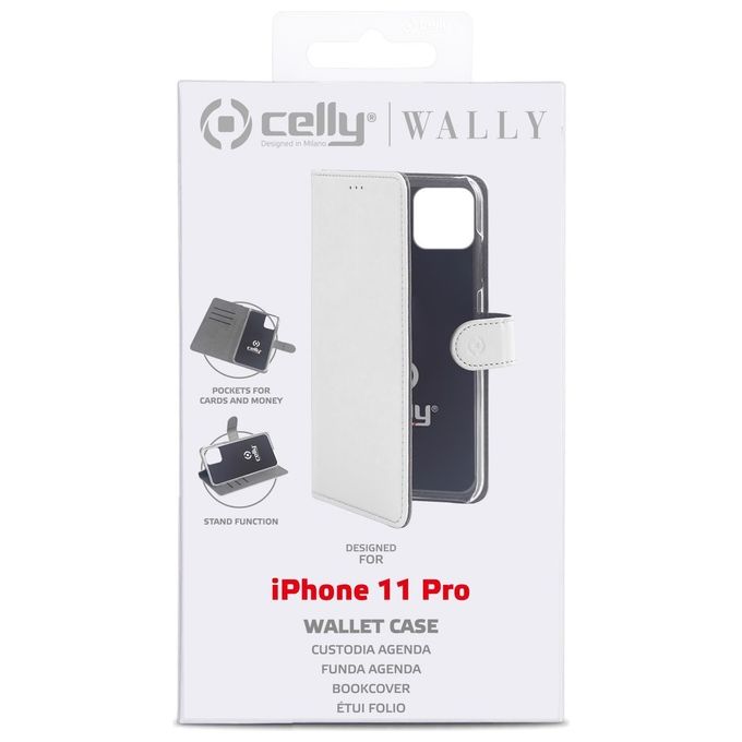 Celly Wally Case per iPhone 11 Pro Bianco