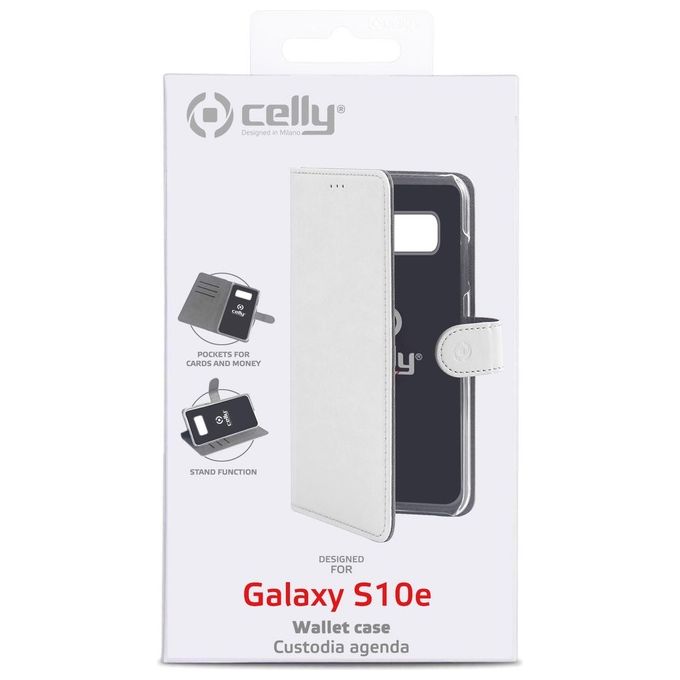 Celly Wally Case per Samsung Galaxy S10E Bianco