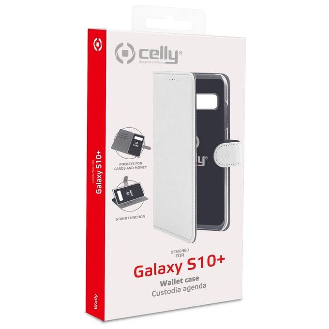 Celly Wally Case per Samsung Galaxy S10+ Bianco