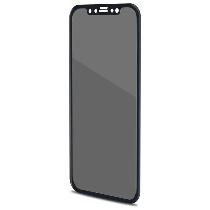 Celly Pellicola Privacy 3D Glass per iPhone X-XS Nero