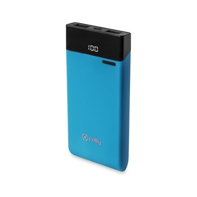 Celly Powerbank 5000mAh 2 Usb Blu