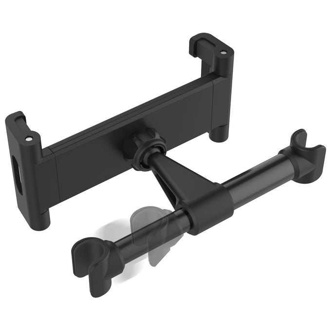 Celly MOUNTBACKTABBK BackSeat Tablet Holder Supporto Tablet da Auto Poggiatesta Universale 6'' 9.5'' Rotazione 360° colore Nero