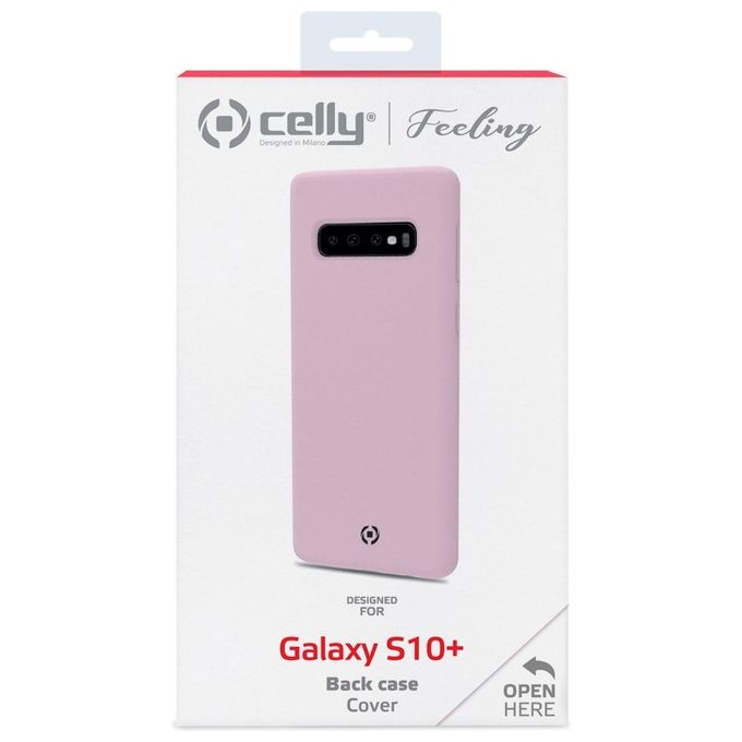 Celly Feeling Cover per Samsung Galaxy S10 Plus Rosa