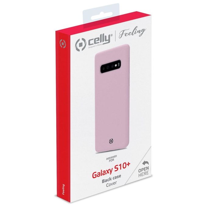 Celly Feeling Cover per Samsung Galaxy S10 Plus Rosa