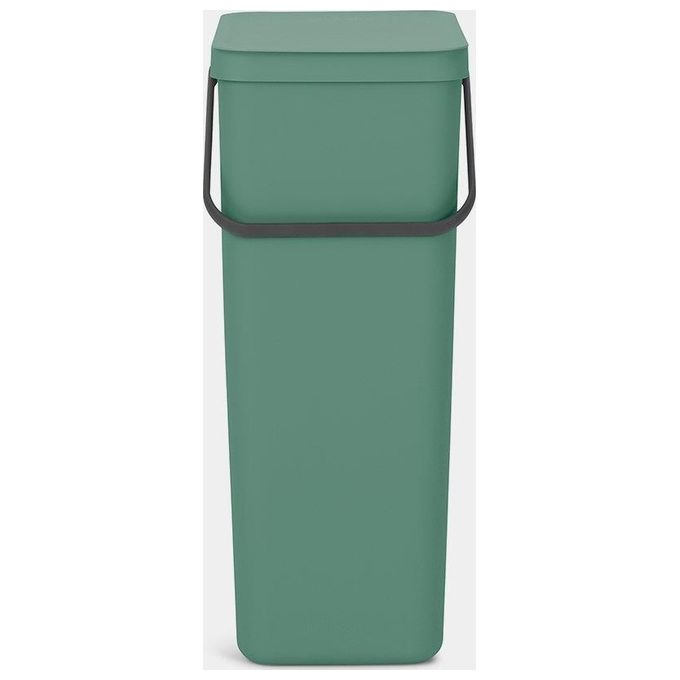 Brabantia 251023 Sort and Go Pattumiera Raccolta Differenziata 40 L Plastica Riciclata colore Verde Abete