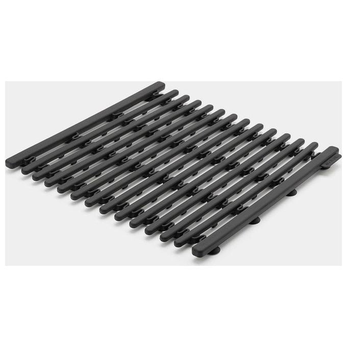 Brabantia Tappetino Scolapiatti in Silicone Grigio Scuro