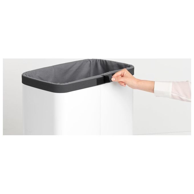 Brabantia Bo Sacco per Cesto Portabiancheria 60 Litri Grigio