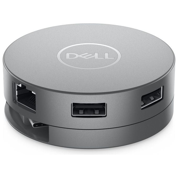 Dell DA310 Adattatore USB-C 7 in 1 HDMI DisplayPort VGA RJ-45 4K 60Hz Power Delivery 90W colore Argento