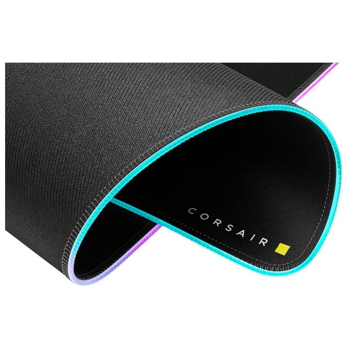 Corsair CH-9417070-WW MM700 RGB Extended Tappetino Mouse Gaming 930x400 mm Hub USB 2 porte illuminazione RGB colore Nero