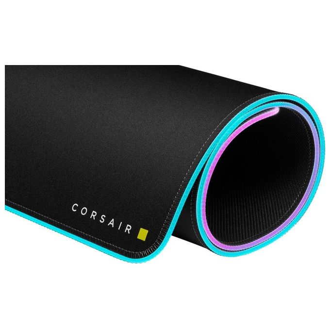 Corsair CH-9417070-WW MM700 RGB Extended Tappetino Mouse Gaming 930x400 mm Hub USB 2 porte illuminazione RGB colore Nero