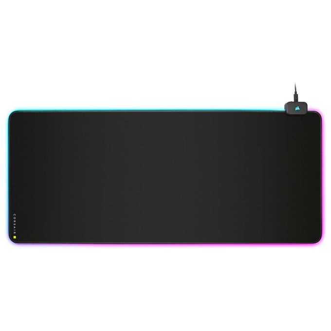 Corsair CH-9417070-WW MM700 RGB Extended Tappetino Mouse Gaming 930x400 mm Hub USB 2 porte illuminazione RGB colore Nero