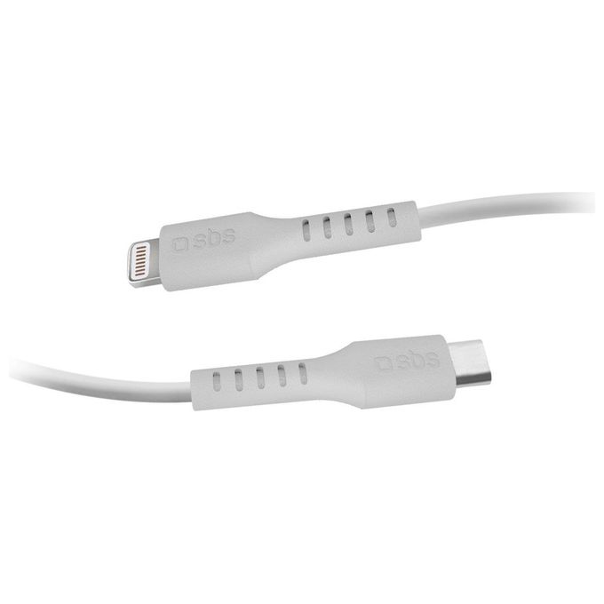 SBS TECABLELIGTC2W Cavo Dati e Ricarica Lightning Type C 2 m colore Bianco