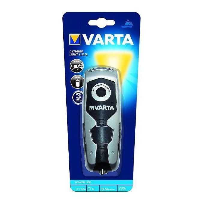 Varta Torcia Portatile Led con Carica a Dinamo