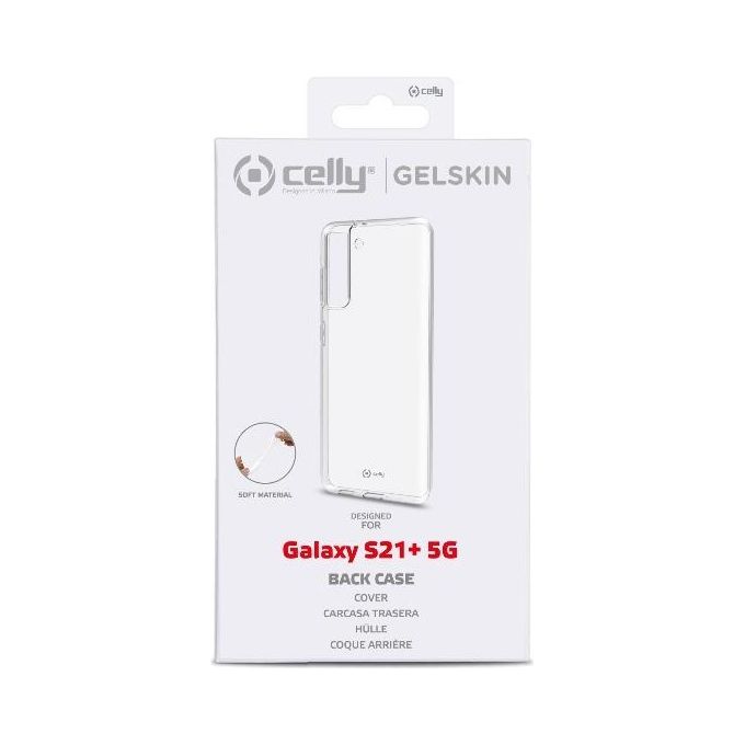 Celly Tpu Cover per Samsung Galaxy S21+ 5G Trasparente