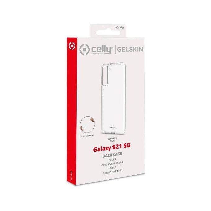 Celly Tpu Cover per Samsung Galaxy S21 5G Trasparente