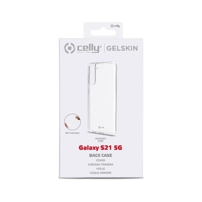 Celly Tpu Cover per Samsung Galaxy S21 5G Trasparente