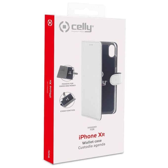 Celly Wally Case per iPhone XR Bianco